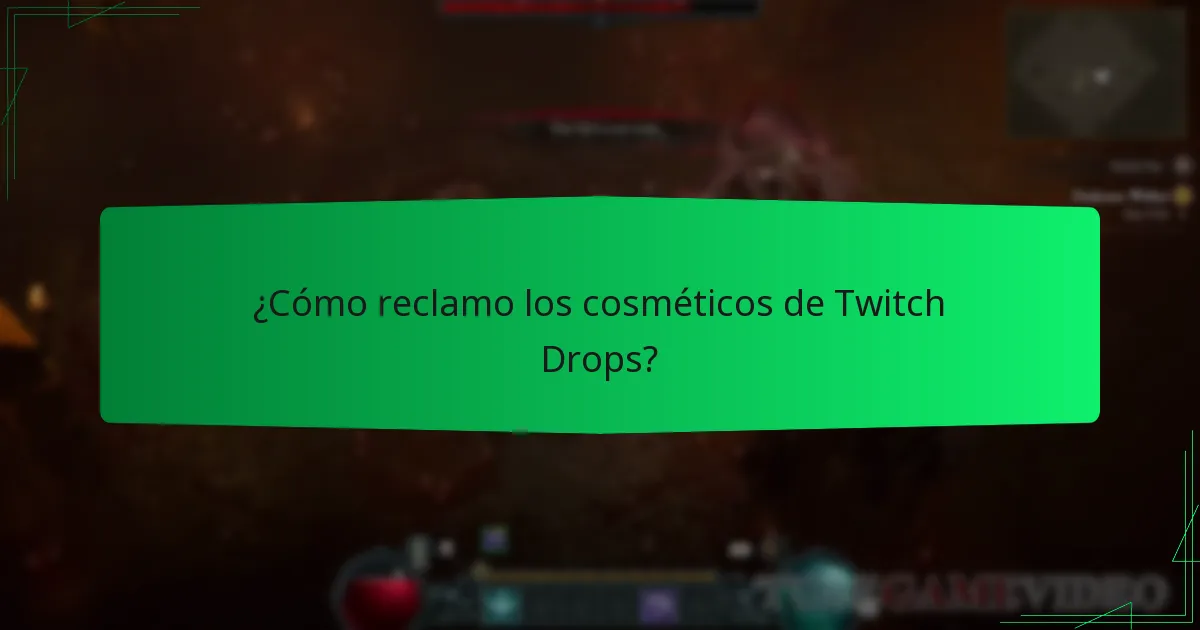 ¿Qué cosméticos están disponibles a través de los Twitch Drops?