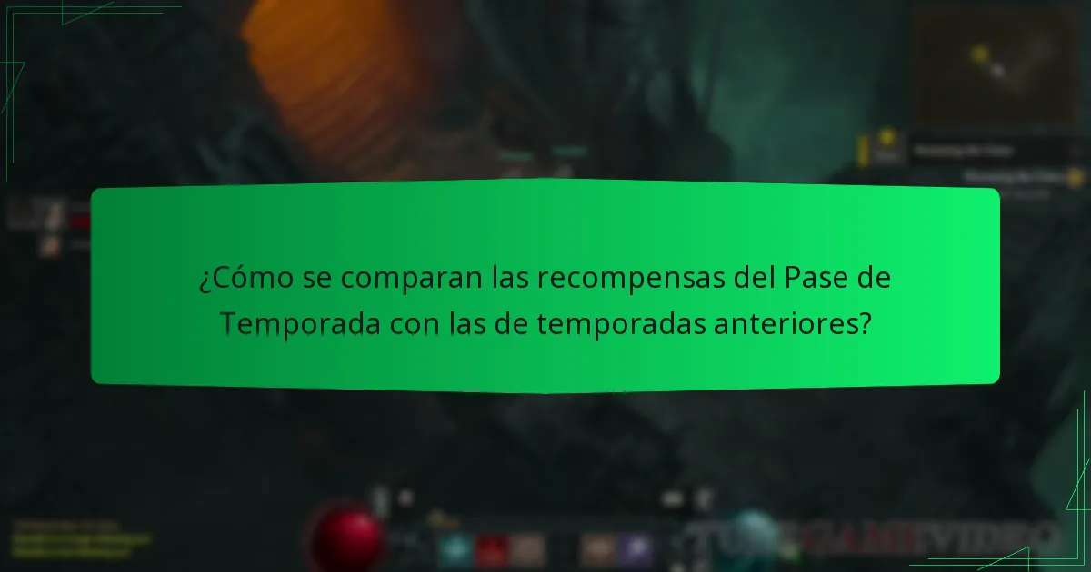 ¿Cómo se comparan las recompensas del Pase de Temporada con las de temporadas anteriores?