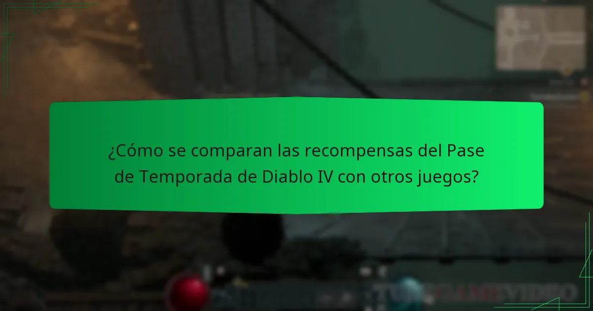¿Cómo se comparan las recompensas del Pase de Temporada de Diablo IV con las temporadas pasadas?