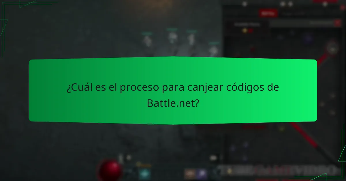¿Cuál es el proceso para canjear códigos de Battle.net?