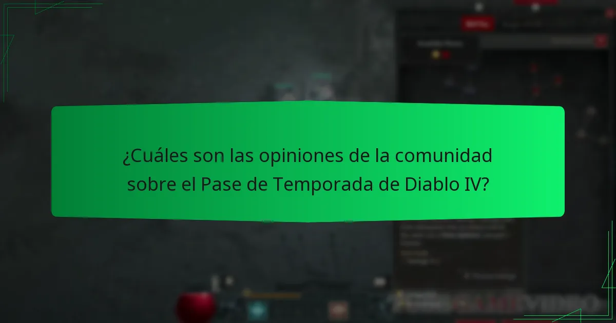 ¿Cómo impacta el Pase de Temporada en la jugabilidad de Diablo IV?