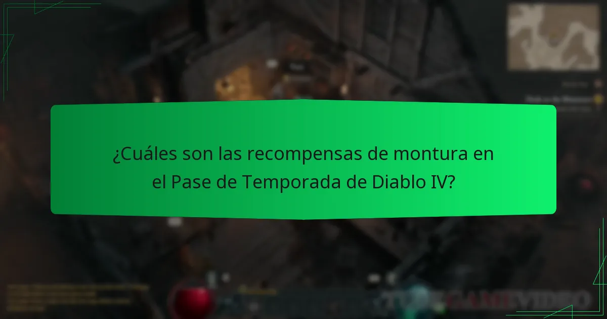¿Cuáles son los impactos de jugabilidad de las monturas en Diablo IV?
