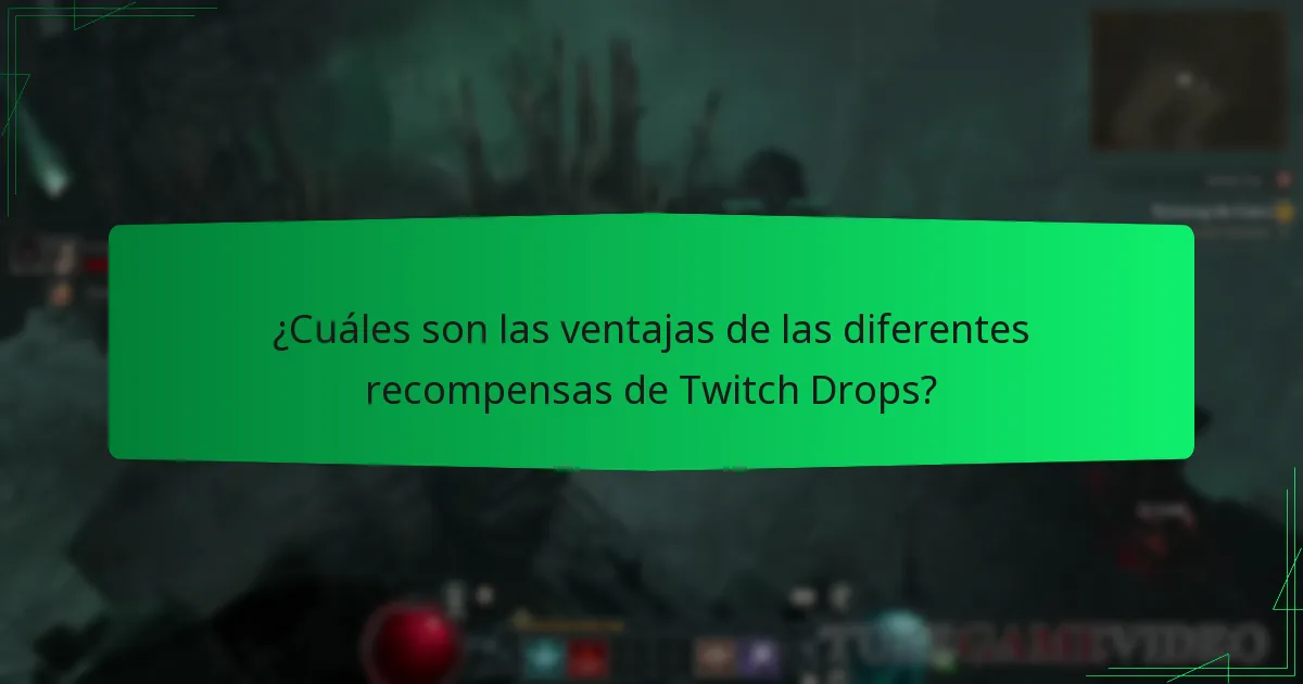 ¿Cuáles son las ventajas de las diferentes recompensas de Twitch Drops?