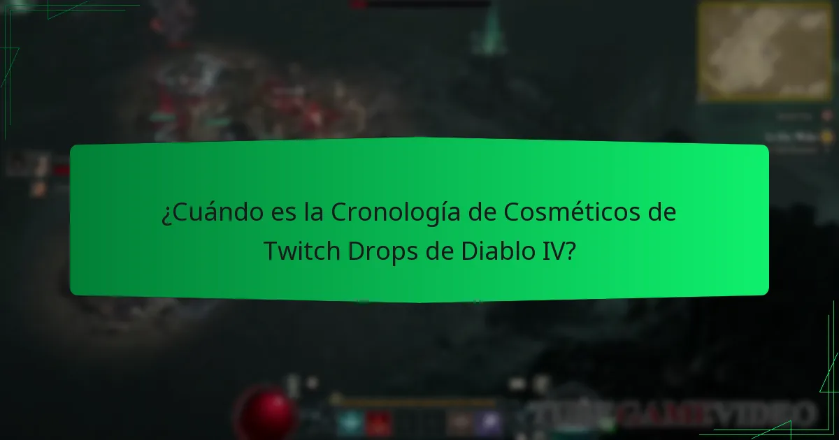 ¿Cómo participar en los Twitch Drops de Diablo IV?