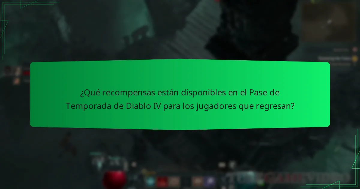 ¿Cómo pueden los jugadores que regresan comprar el Pase de Temporada de Diablo IV?